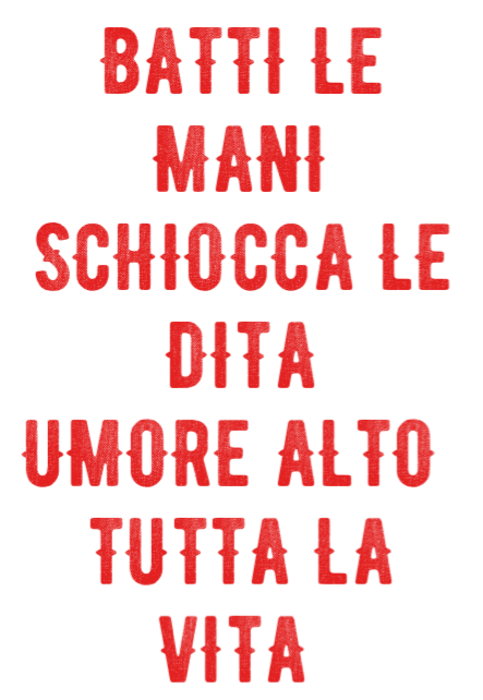 batti le mani schiocca le dita scaricare